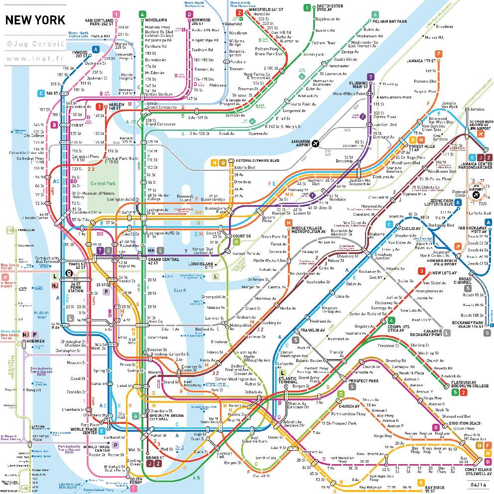 Arriba 97+ Foto Mapa Del Metro De Nueva York Alta Definición Completa ...