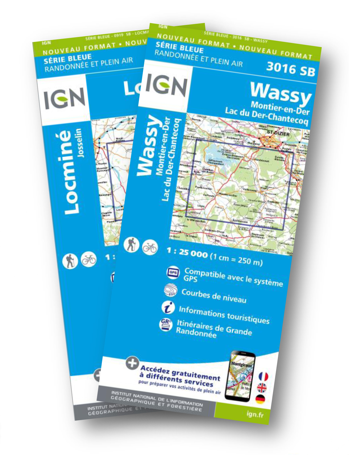 Sortie de la nouvelle SERIE BLEUE, l’IGN présente la 4e génération de ...