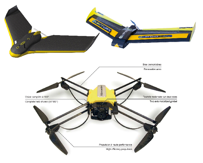 Qu’est-ce qui est petit, jaune, discret, qui monte et qui descend et prend plein de photos ? Les drones bien sûr ! 