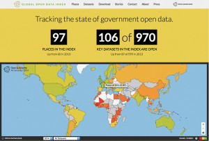 Avec un taux de 80% de données réellement ouvertes, la France se classe troisième à l’open data index 2013