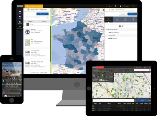 Les solutions Business Geografic sont ergonomiques, innovantes, puissantes. Elles sont l’alternative pérenne à Google Maps Engine pour créer soi-même des cartes et applications cartographiques web riches de sens, à partir de tous les formats de données normalisés et pour tous types de besoins métier et grand public. Elles s’adressent à tous : géomaticiens experts et novices, professionnels du géo-marketing, décideurs, statisticiens, agences de communication, etc.