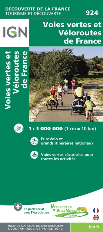 Produits papier et numériques se complètent désormais, comme sur cette carte des véloroutes de l’IGN qui renvoie, via un flashcode et un numéro par itinéraire, à des informations plus détaillées en ligne.