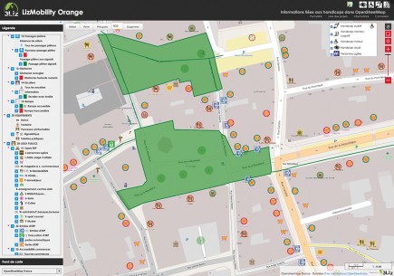 Le modèle de données progressivement mis au point à Orange permet désormais de saisir de nombreux tag sur l’accessibilité dans OpenStreetMap.