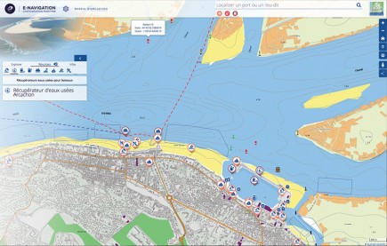 E-Navigation comptabilise 51 000 visites depuis son lancement et la version mobile a été téléchargée 38 000 fois. De quoi guider les quelque 12 000 embarcations présentes chaque été dans le Bassin d’Arcachon et satisfaire une importante population touristique.