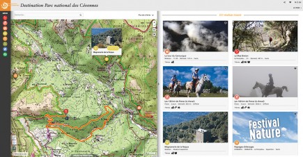 Avec plus d’un million de visiteurs par an, le parc national des Cévennes a fait le choix de valoriser l’ensemble des activités de pleine nature, mais également ses producteurs locaux grâce à Geotrek.