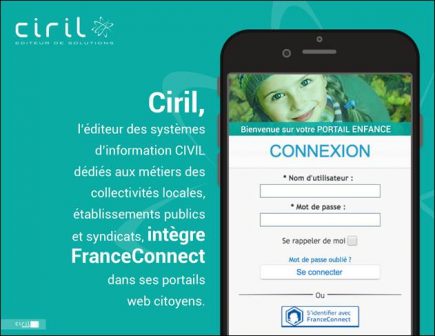Les premiers clients CIVIL intègrent FranceConnect sur leurs portails web citoyens ; Ciril GROUP envisage de généraliser sa proposition FranceConnect sur l’ensemble de son offre de portails web CIVIL et GEO.