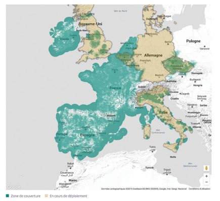 SIGFOX étend son réseau en Europe et dans le monde. Pour permettre une bonne géolocalisation, il faudra ensuite certainement le densifier.