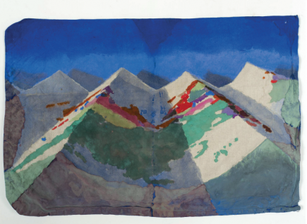Julie Polidoro : Mountains II, peinture sur toile