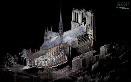 Nuage de points de Notre-Dame - ©Art Graphique & Patrimoine