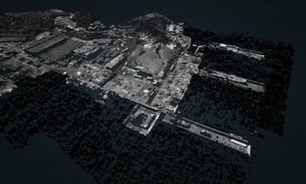 Image 3D d'un chantier naval