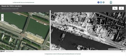 La Normandie face au débarquement, Story Map lauréate du concours 2019, réalisée par Julien Lecaché